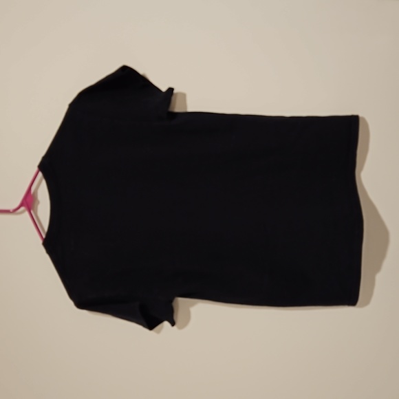 2 men on bended knee graphic tee black short sleeve UNISEX Small EUC - Picture 4 of 8